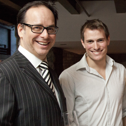 James Desjardins (on right) with Dean Daniel Jutras. Photo by Nicolas Morin.