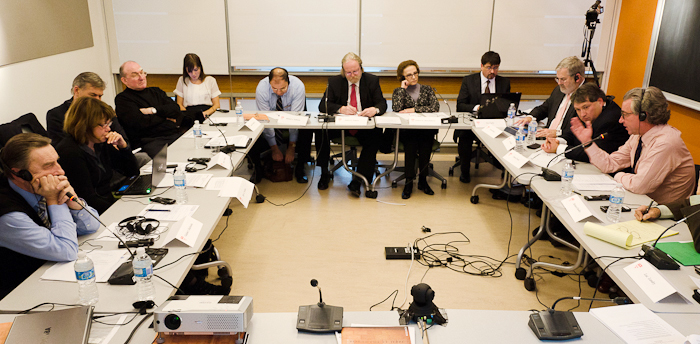 The criminal law panel the next day invited members of the magistrature, prosecution and law enforcement to speak with the delegation.