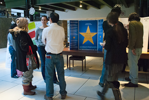 Poster session discussions