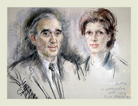 Portrait of Maxwell and Isle Cohen