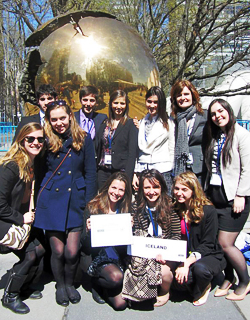 McGill Law students celebrate their Honorable Mention.