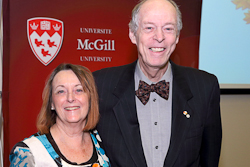 Professors Margaret Somerville and Roderick Macdonald were among the recipients of a Diamond Jubilee Medal.