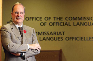 Graham Fraser, Commissaire aux langues officielles du Canada, était à McGill ce mois-ci.