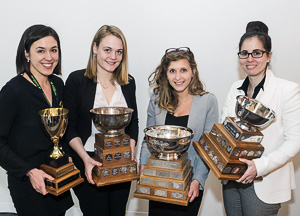 La fabuleuse équipe du Mignault a rapporté quatre trophée!