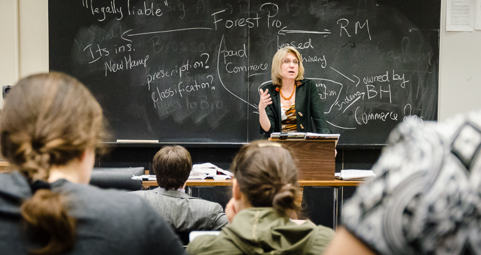 Helena Lamed teaching in 2012.