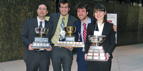 Narimane Nabahi, Alexandre Forest, Olivier Cournoyer Boutin and Benedicte Martin