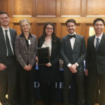 Davies Moot team with Justice Moynahan